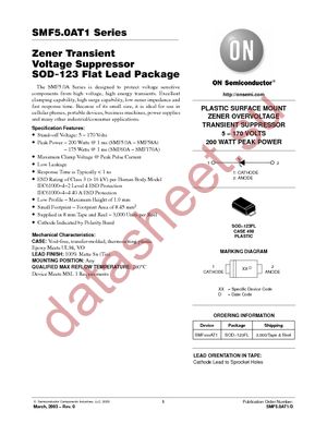 SMF15AT1 datasheet  